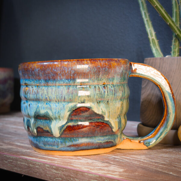 Big Drippy Blue Mug (16oz)