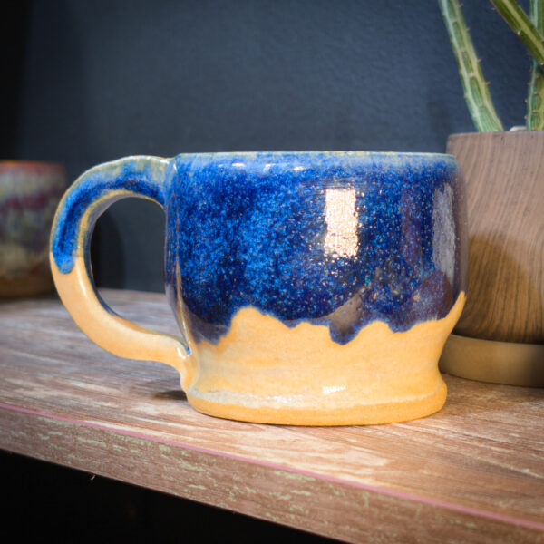 Blue and Tan Mug (12 oz)