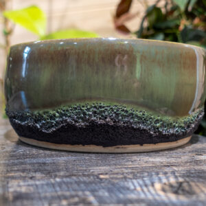 Seaweed & Magma Textured Bowl