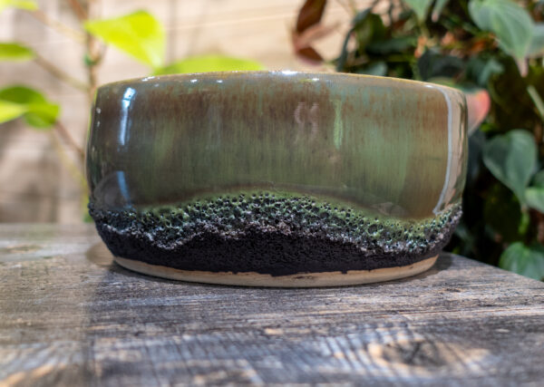 Seaweed & Magma Textured Bowl