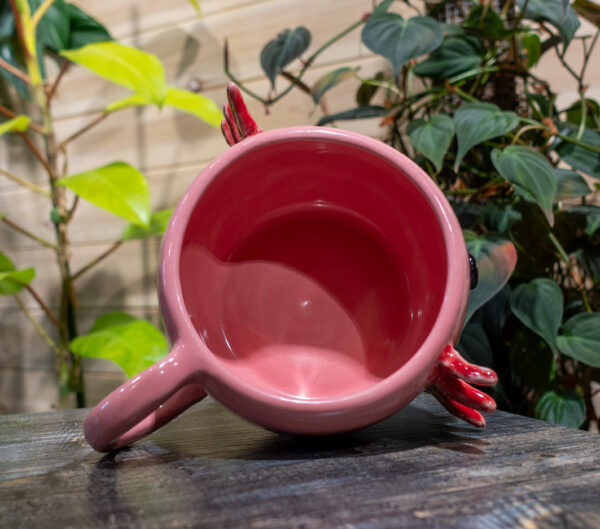 Axolotl Smile Pink Mug (8 oz) - Image 4
