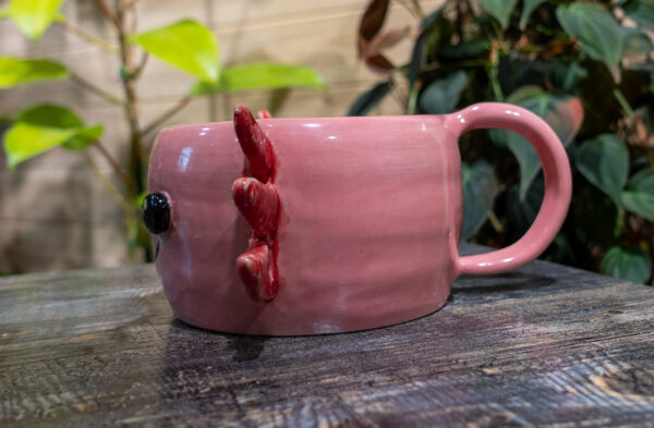 Axolotl Smile Pink Mug (8 oz) - Image 2