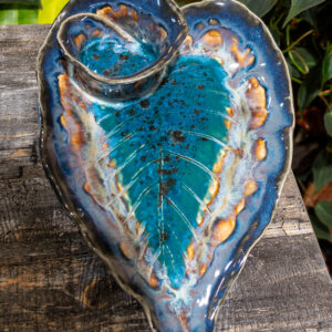 Coastal Drift Begonia Serving Plate