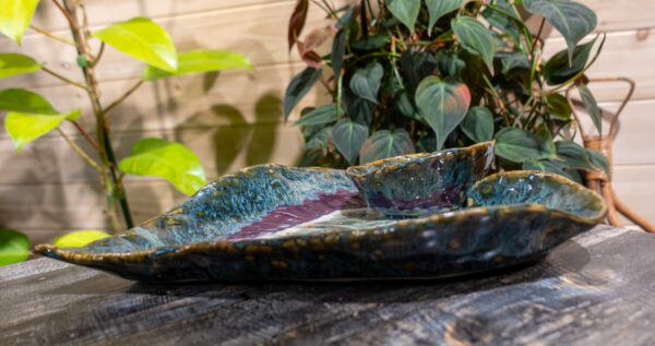 Jewel Tone Begonia Serving Plate - Image 3