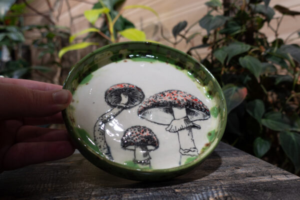 Moss Speckle Amanita Trinket Dish - Image 2