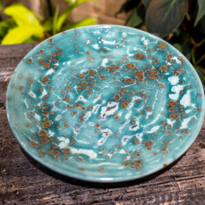 Gilded Crackle Trinket Dish