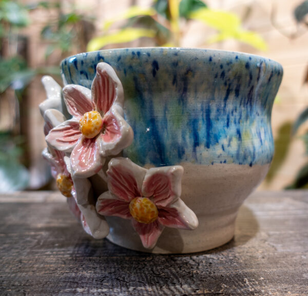 Cherry Blossom Ombre Vase - Image 3