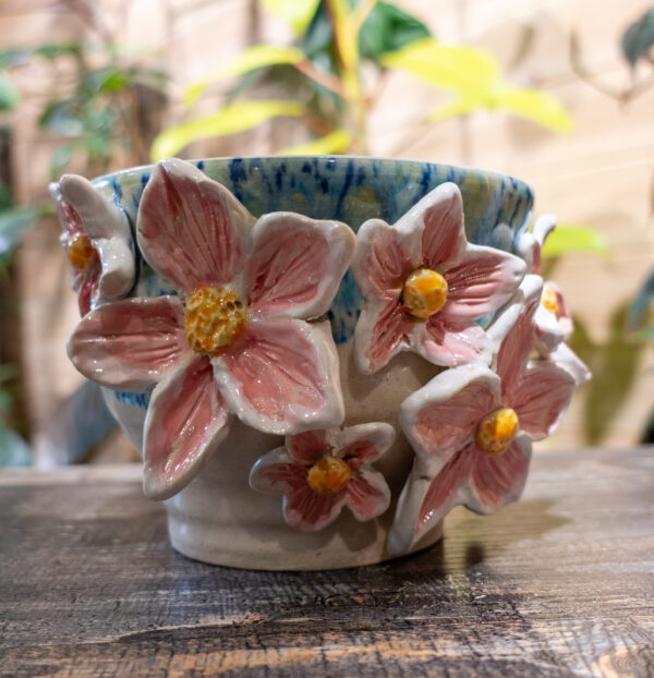 Cherry Blossom Ombre Vase - Image 2