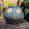 Red & Orange Tulip Vase - Image 2